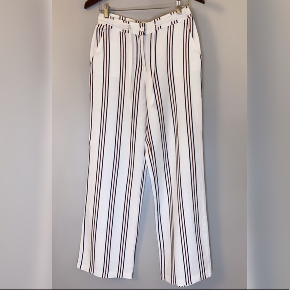 Forever 21 Pants - FOREVER 21 Multi Stripe Linen Pants